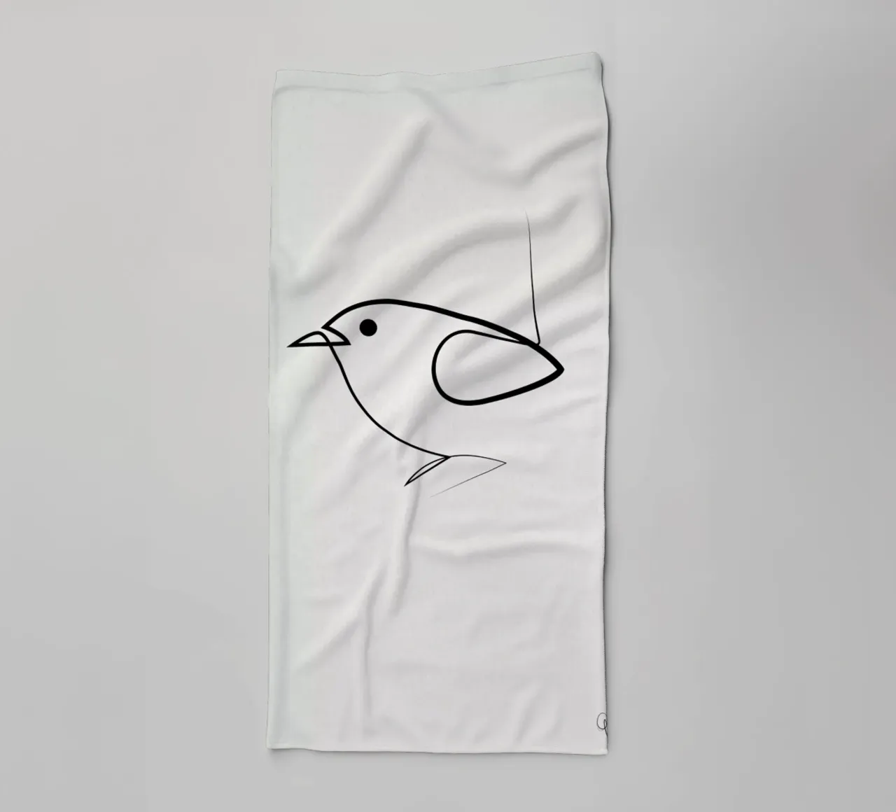 Simple as a Bird asciugamano da bagno da Quibe