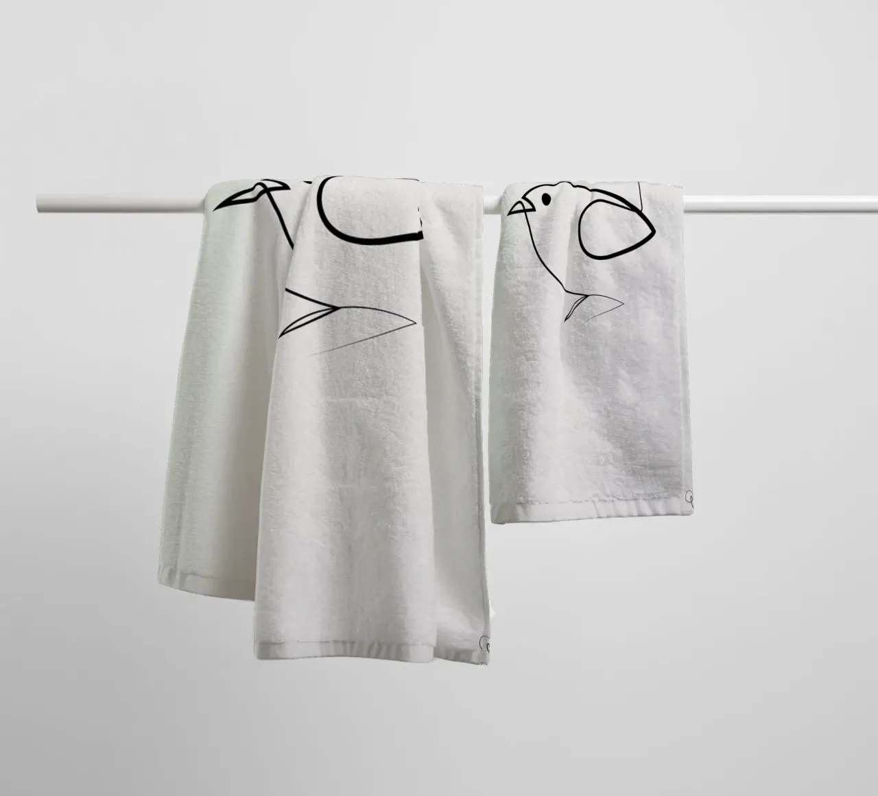 Simple as a Bird asciugamano da bagno da Quibe