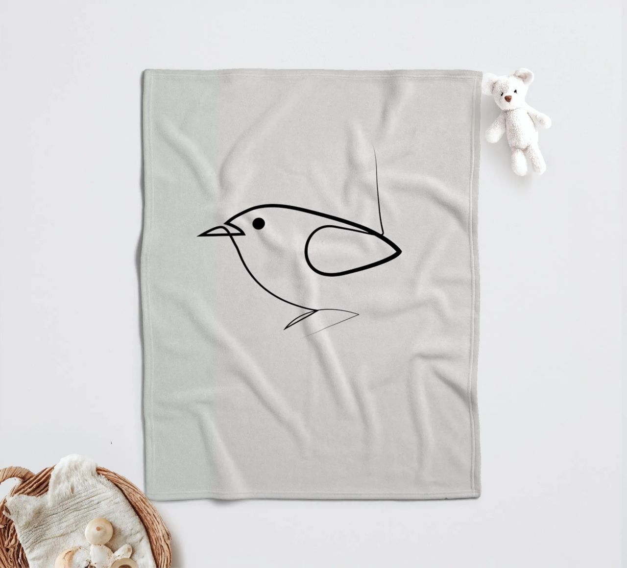 Simple as a Bird coperta in pile da Quibe