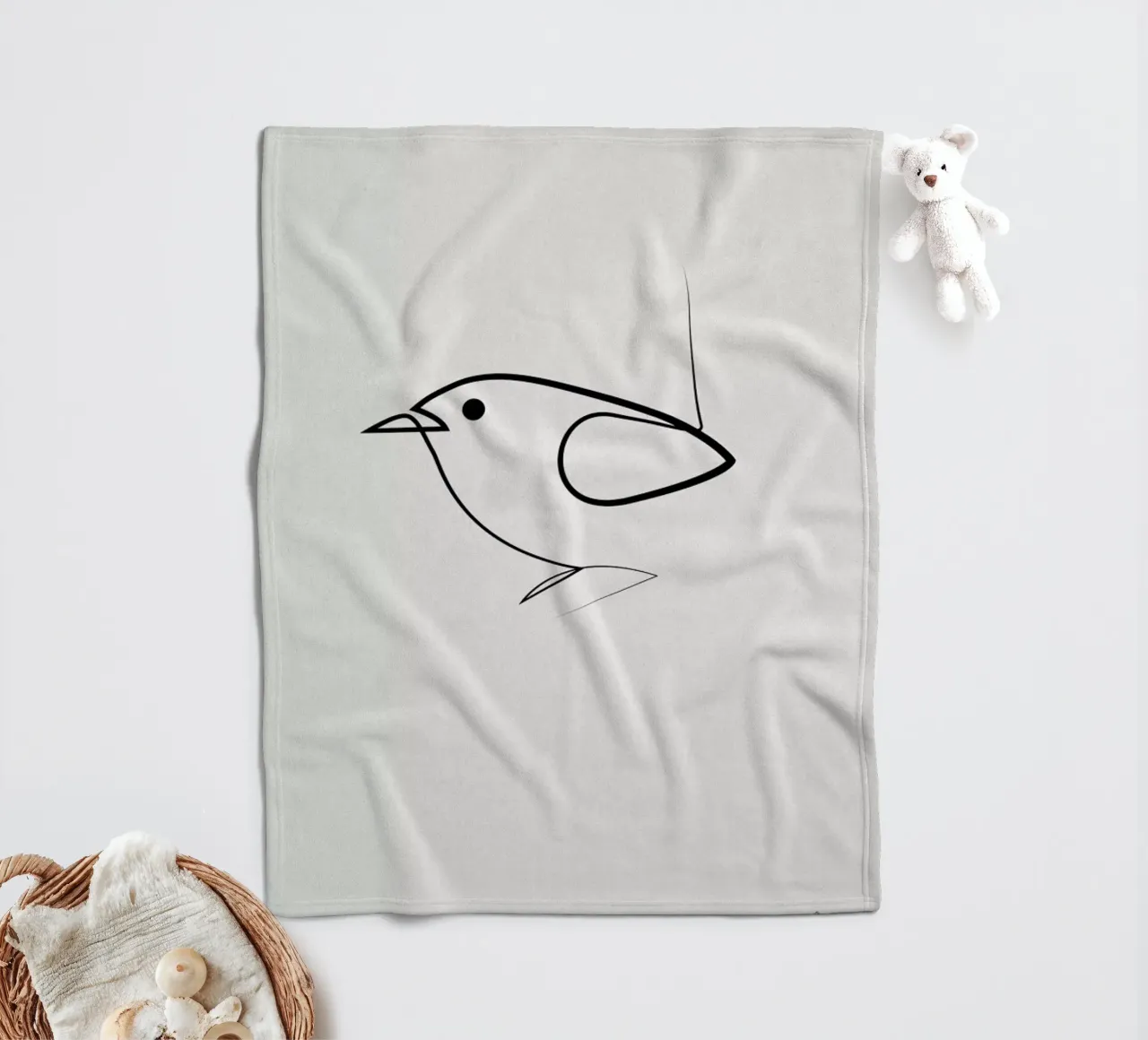 Simple as a Bird coperta in pile da Quibe