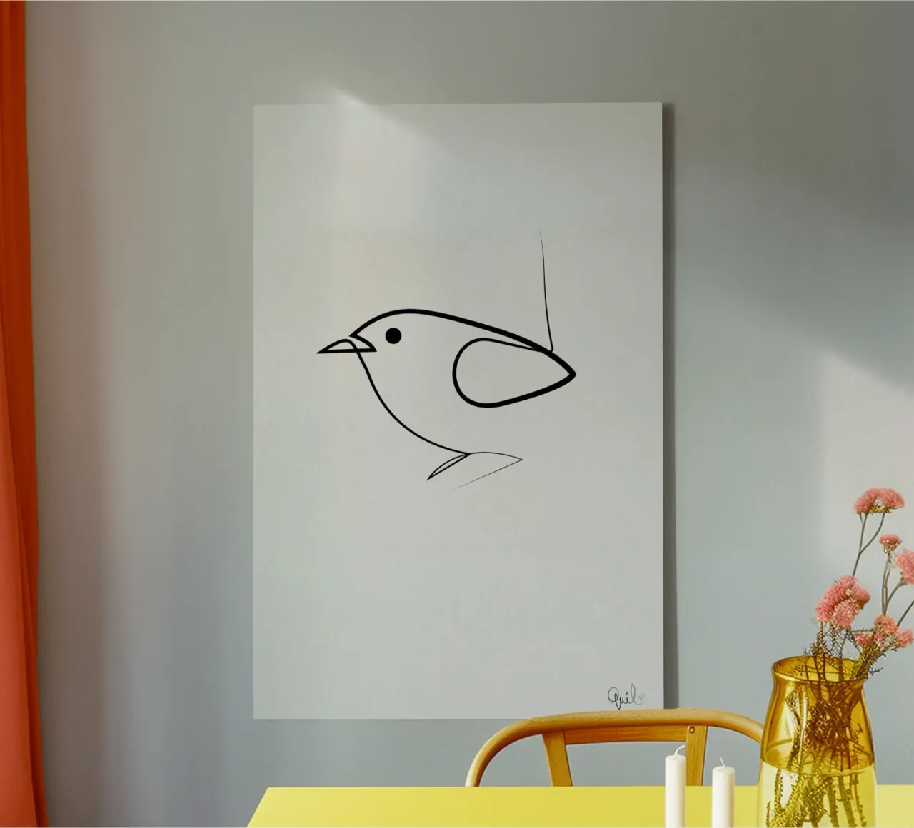 Simple as a Bird tela da Quibe