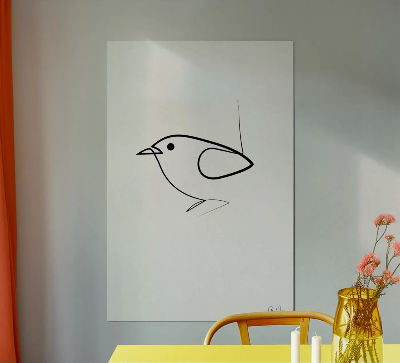 Simple as a Bird poster da Quibe