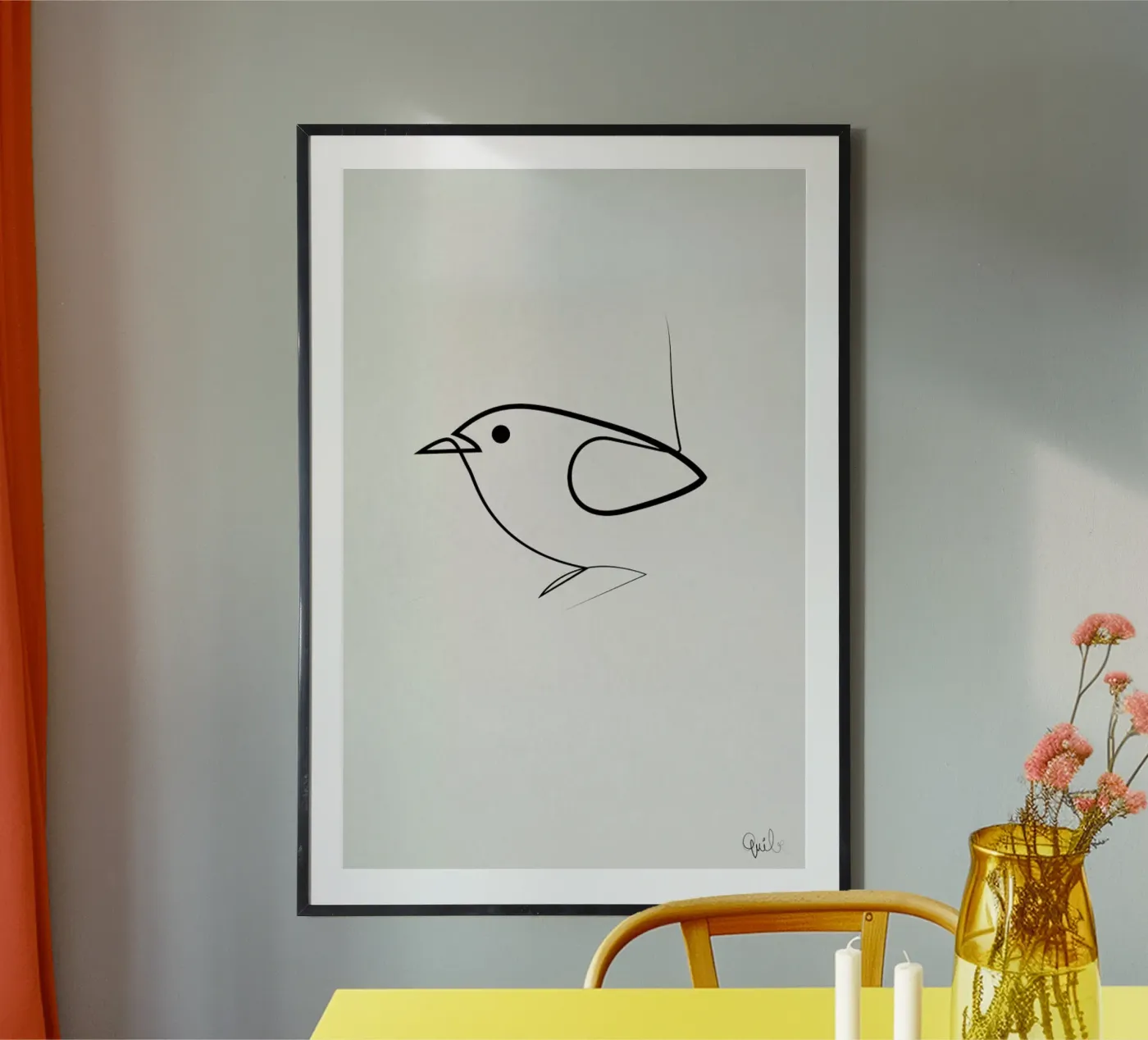 Simple as a Bird poster da Quibe