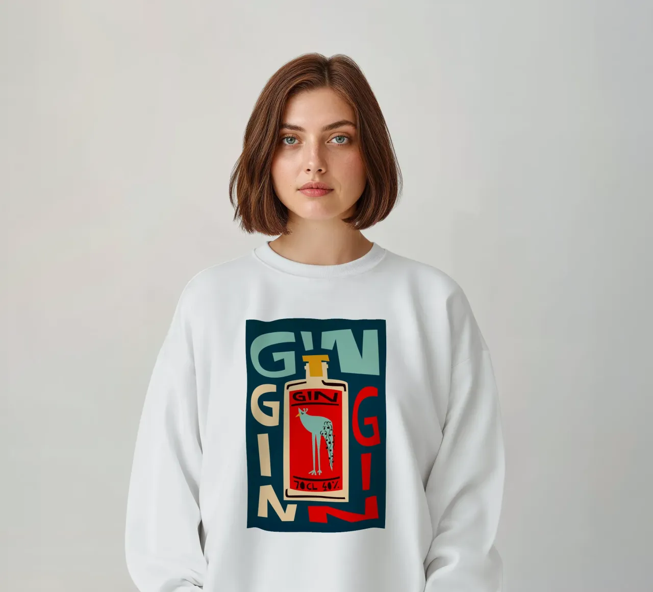 Gin Gin Gin felpa da Fox & Velvet