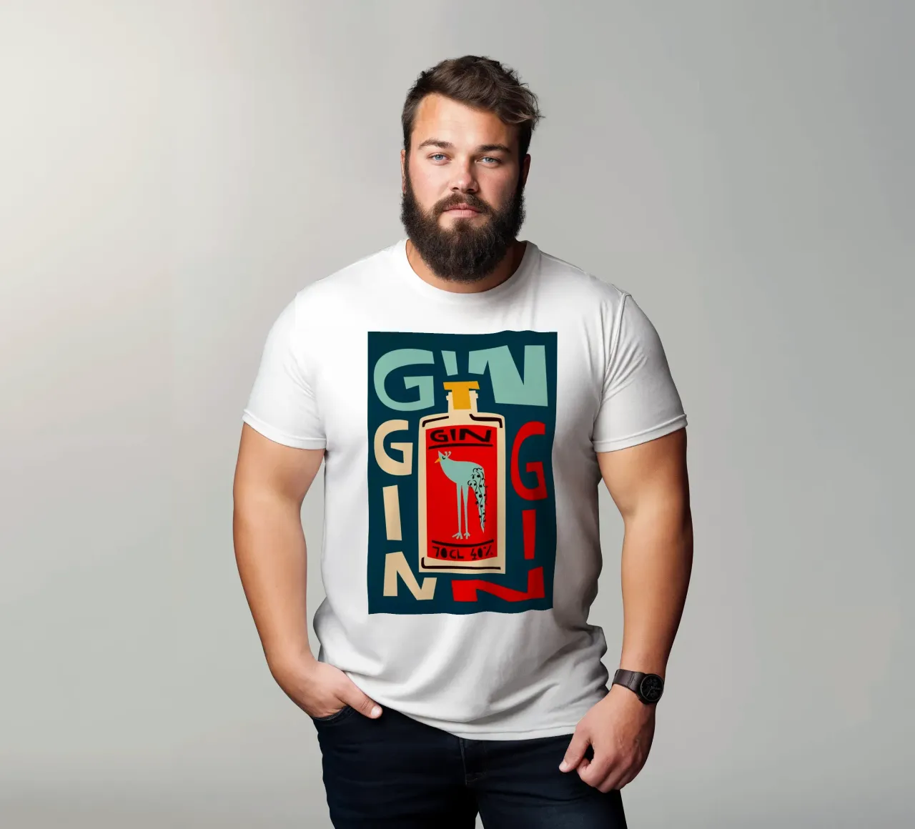 Gin Gin Gin t-shirt da Fox & Velvet