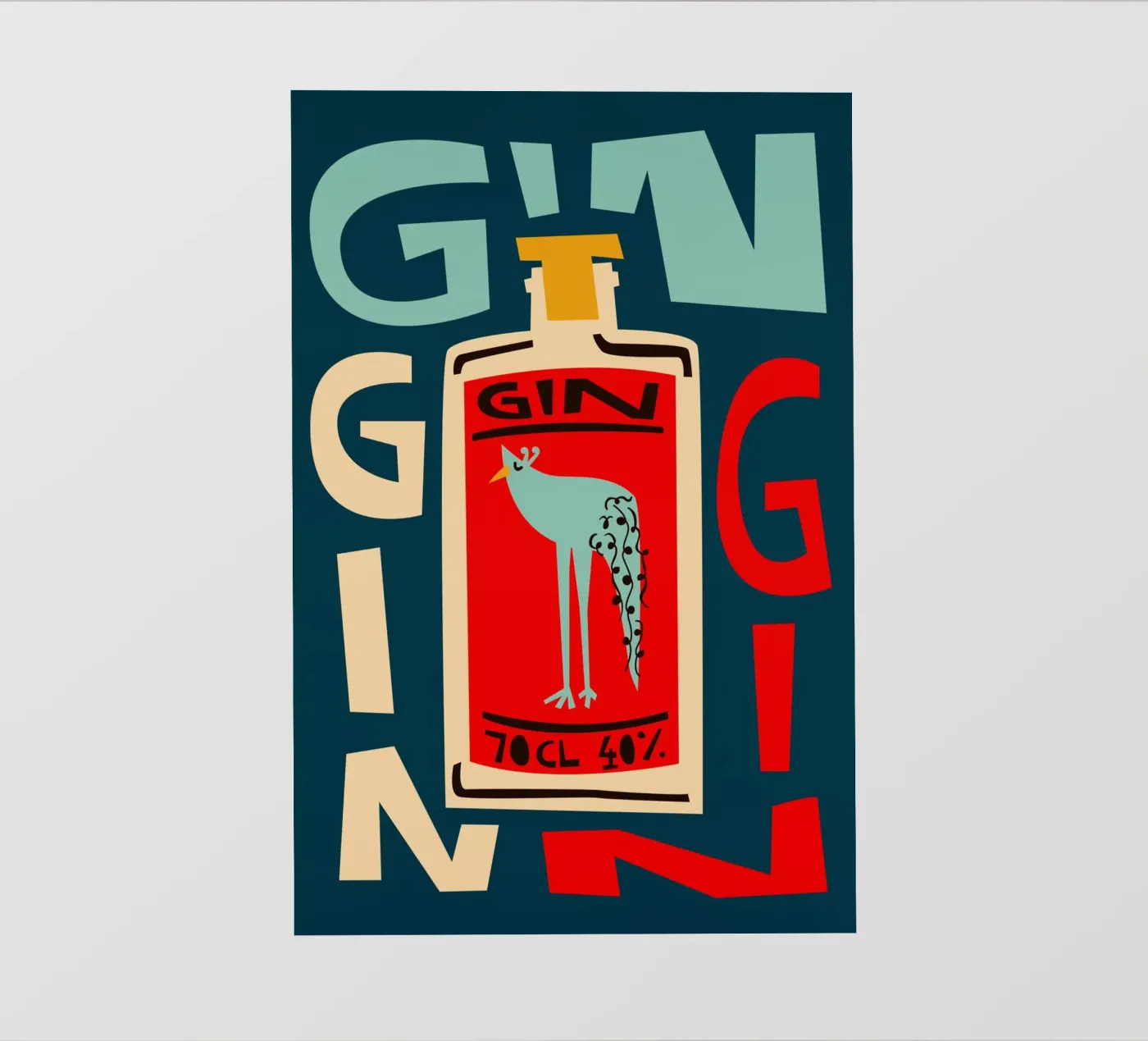 Gin Gin Gin pellicola backlit da Fox & Velvet