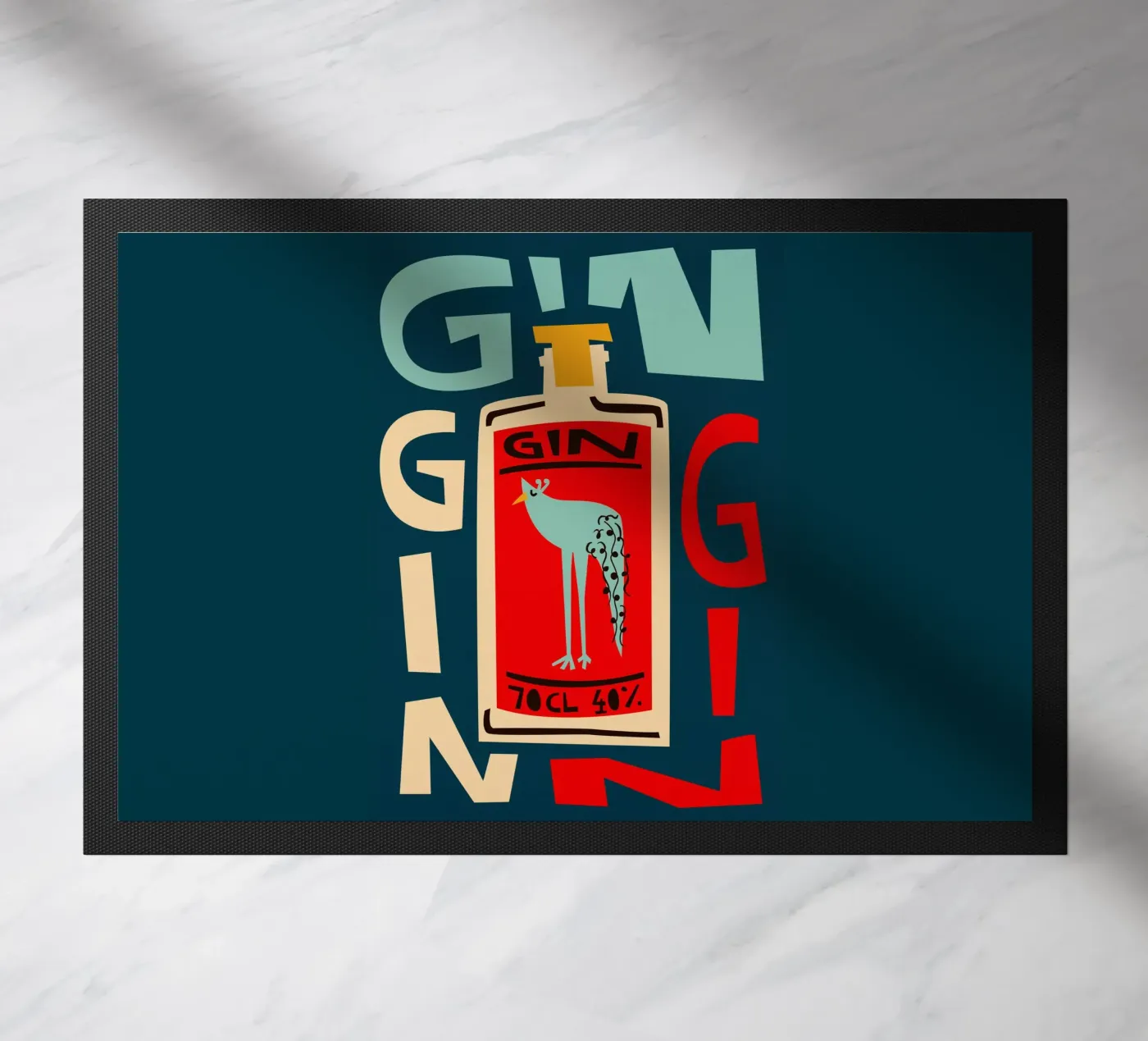 Gin Gin deurmat van Fox & Velvet