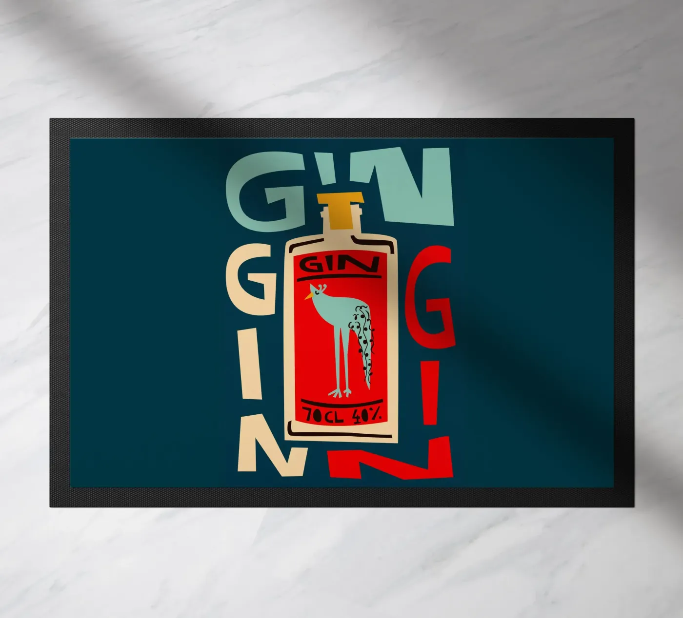 Gin Gin doormat by Fox & Velvet