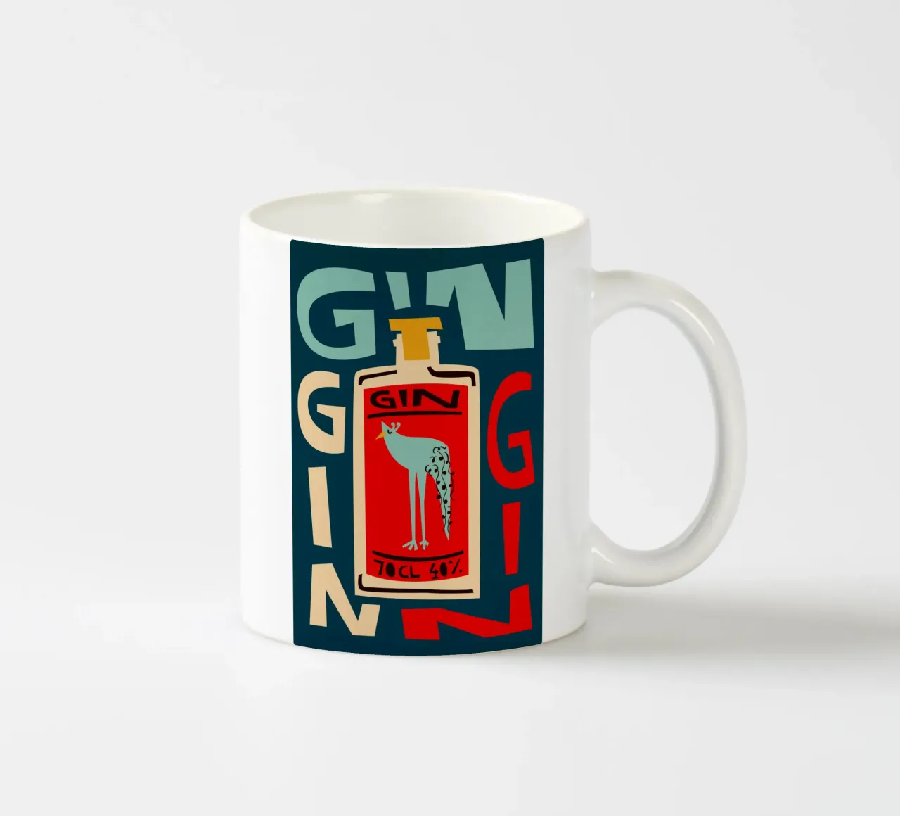 Gin Gin Gin tazza in ceramica da Fox & Velvet