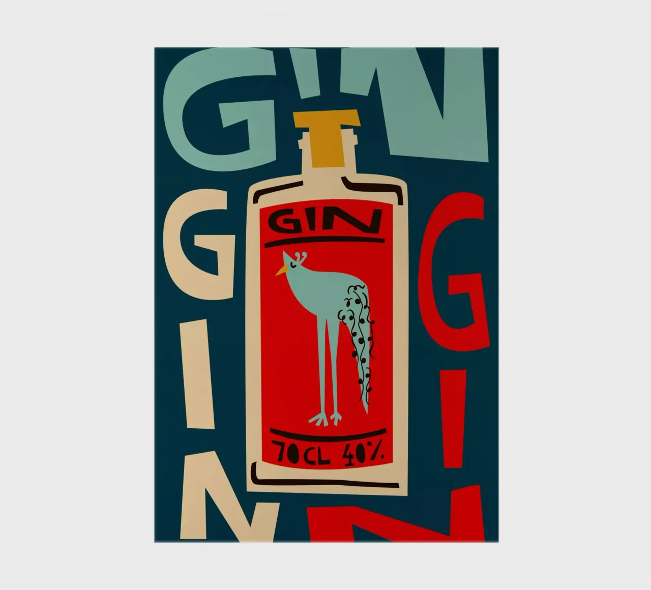Gin Gin carnet de notes de Fox & Velvet