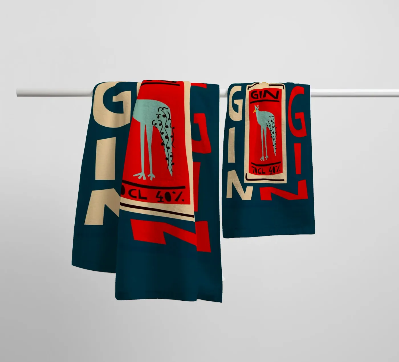 Gin Gin badhanddoek van Fox & Velvet