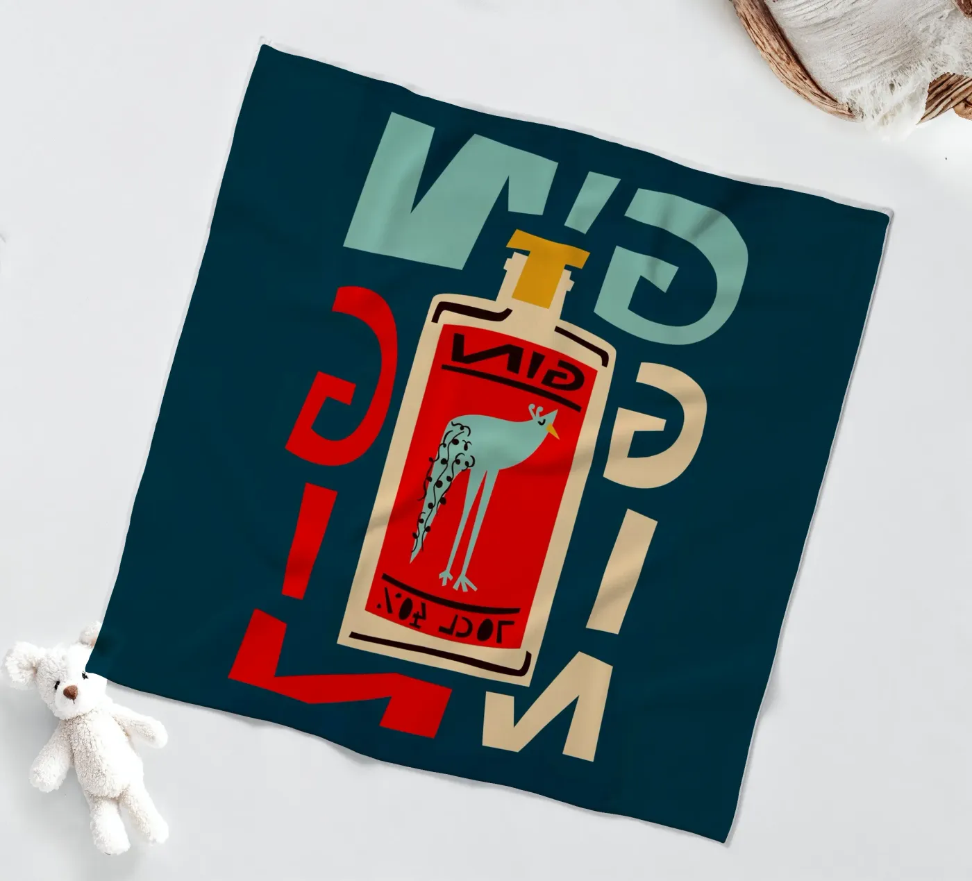 Gin Gin fleecedeken van Fox & Velvet