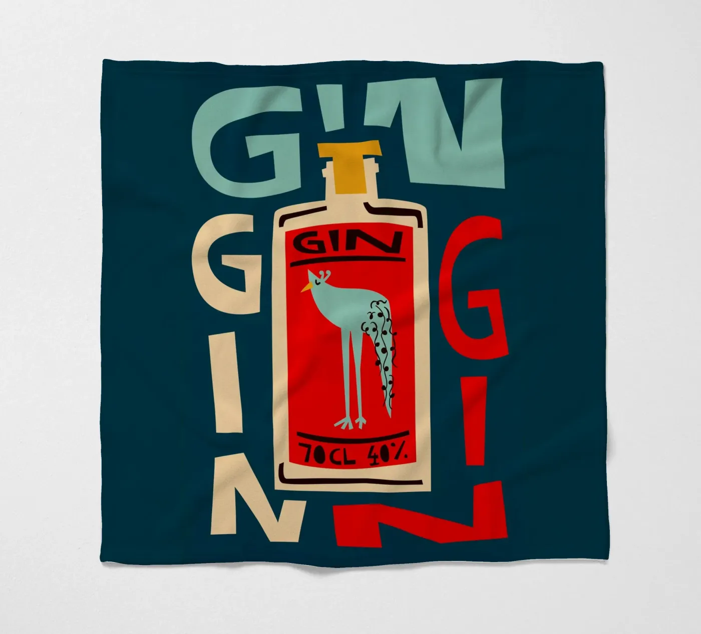 Gin Gin Fleecedecke von Fox & Velvet