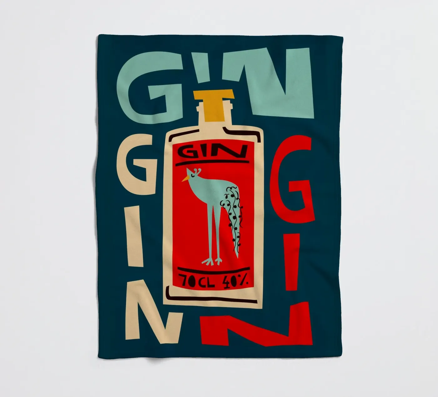 Gin Gin Fleecedecke von Fox & Velvet