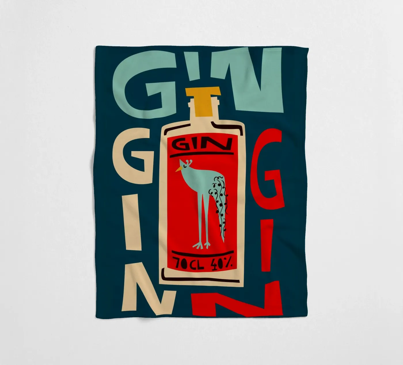 Gin Gin fleecedeken van Fox & Velvet