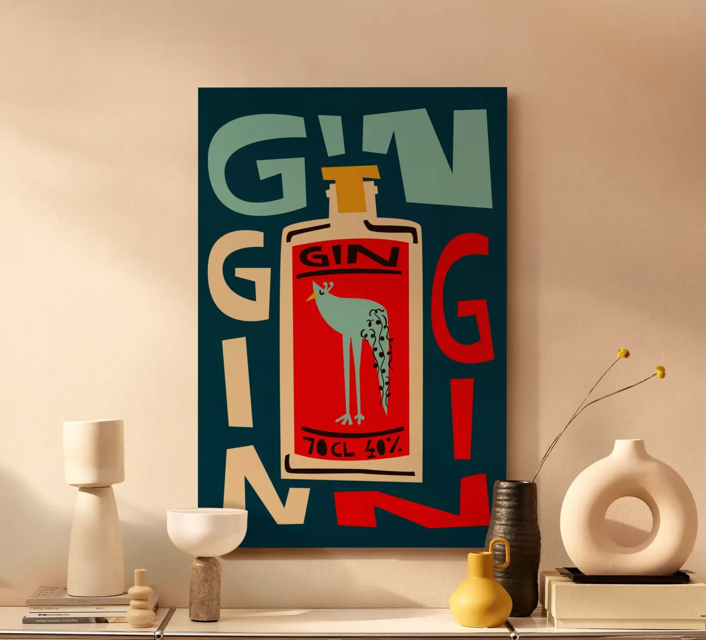 Gin Gin forex plate by Fox & Velvet