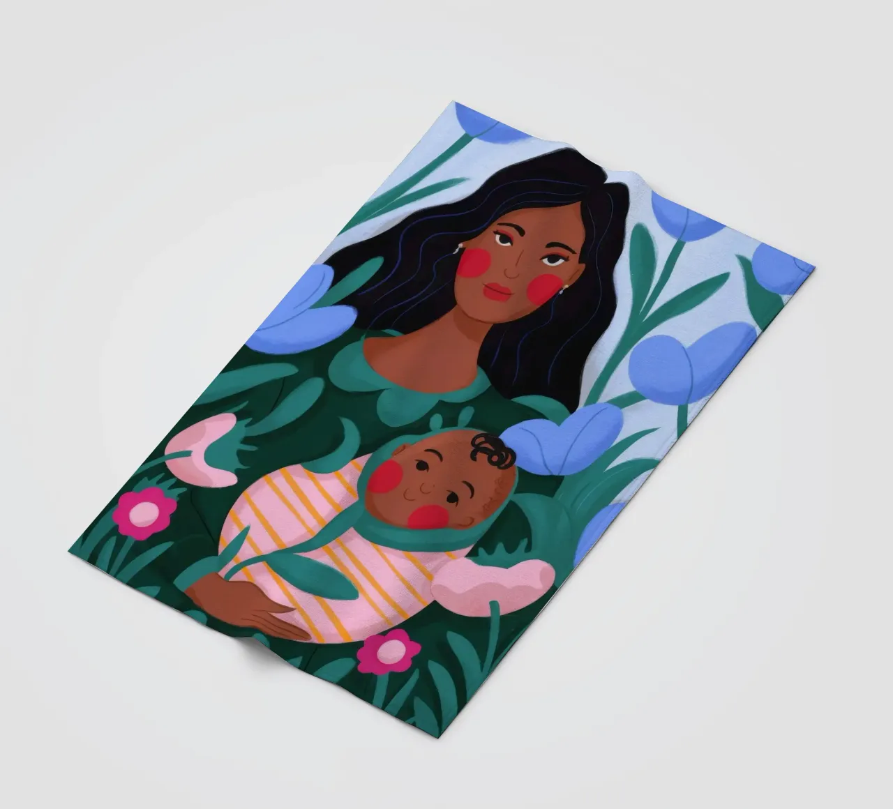 Mutter-Kind-Bindung Fleecedecke von Emery Kate