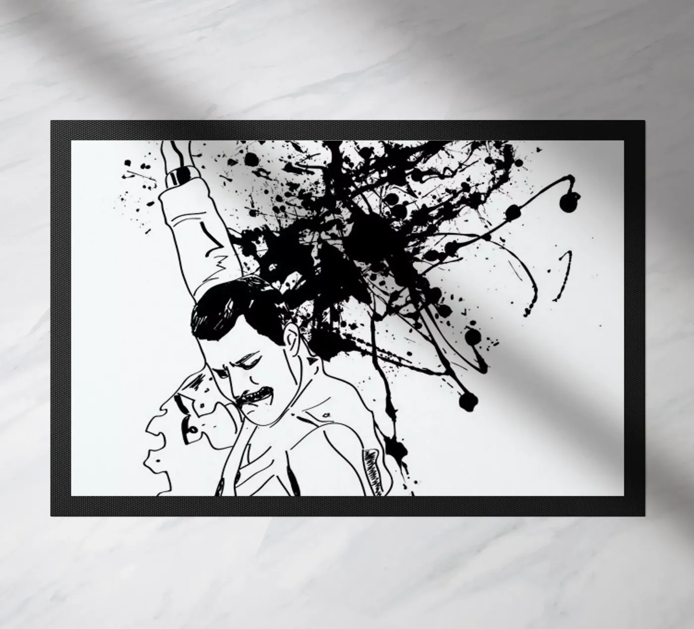 Freddie doormat by AS Art