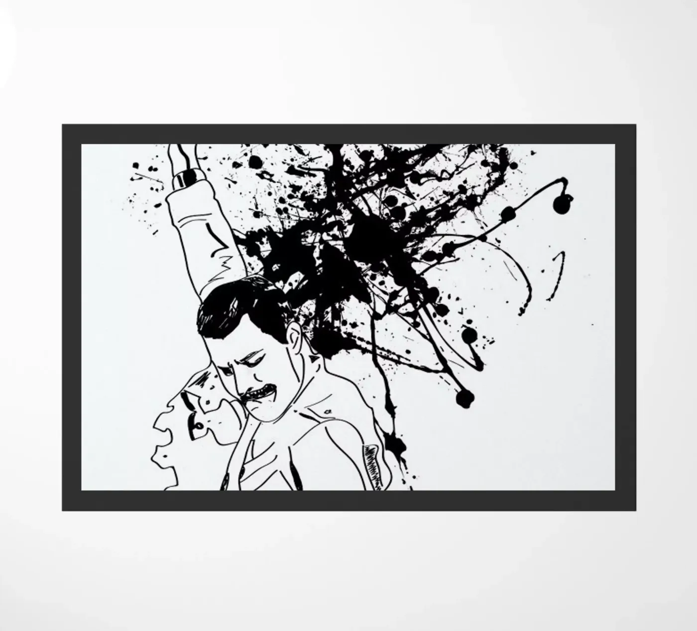 Freddie doormat by AS Art