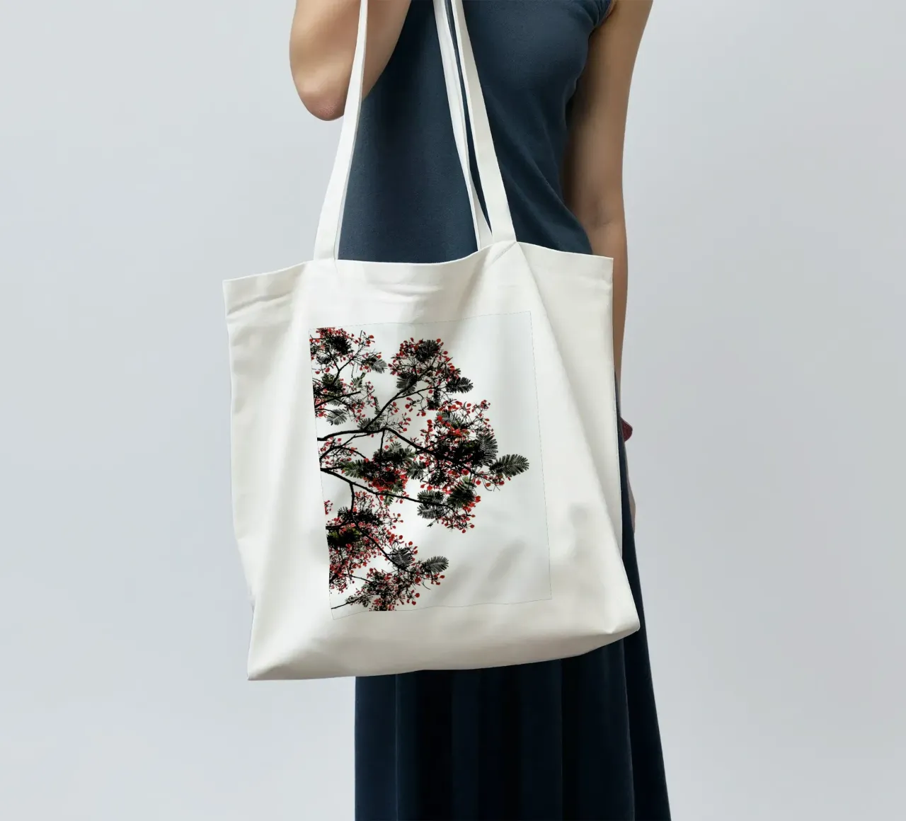 Flamboyant borsa in juta da Shot By Clint