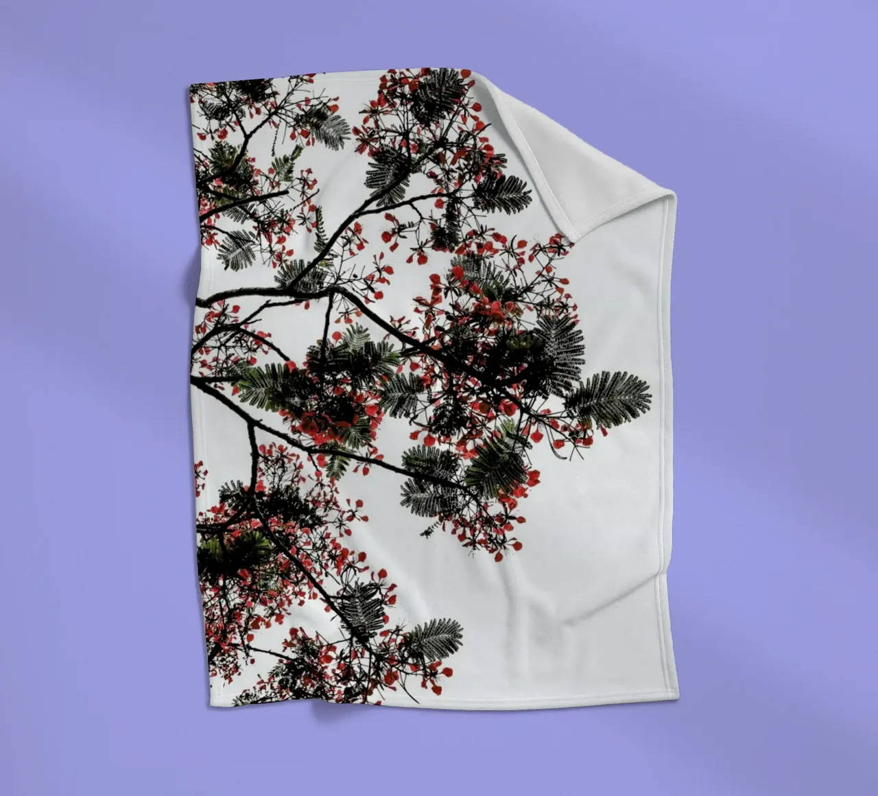 Flamboyant Fleecedecke von Shot By Clint