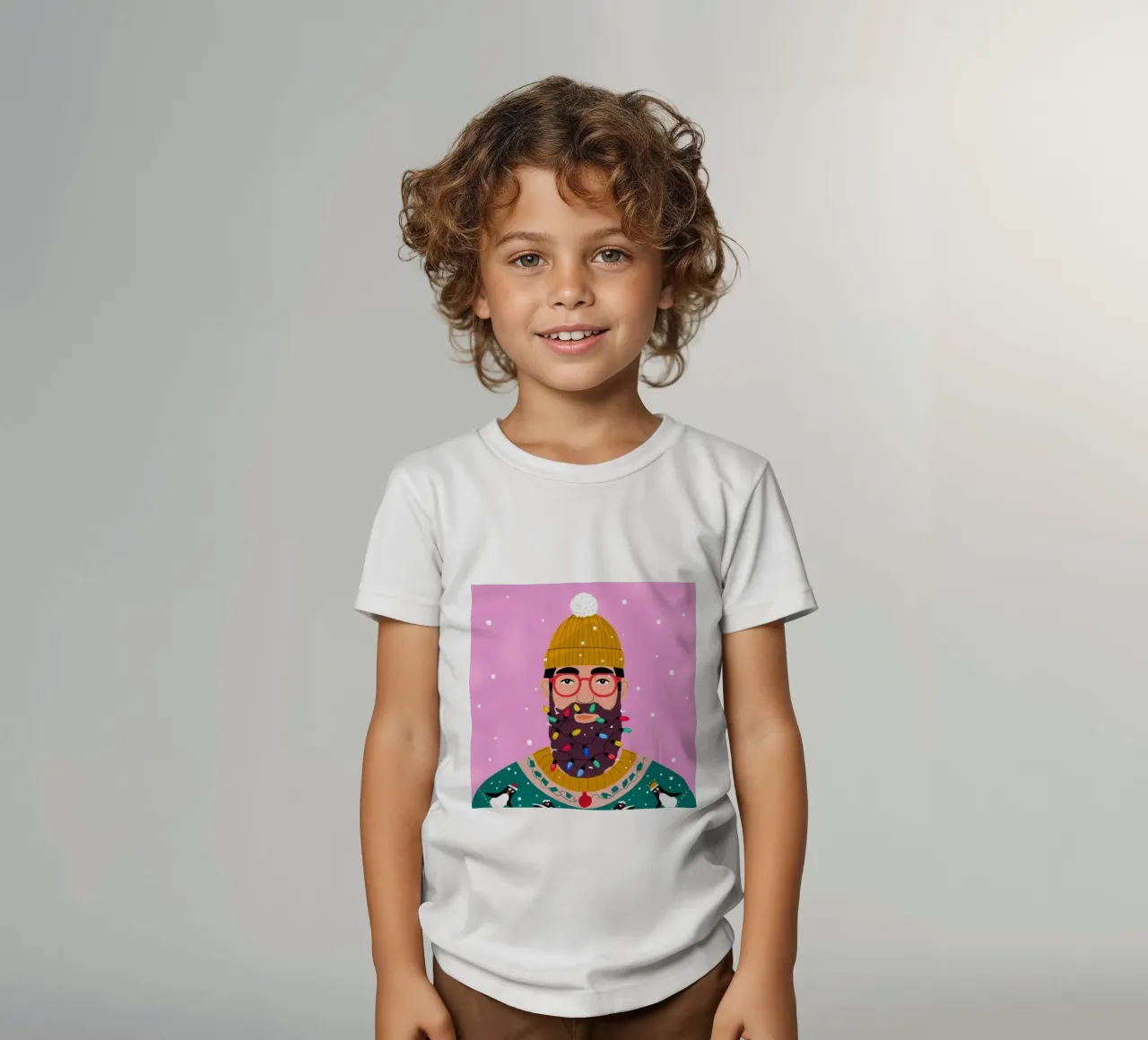 Moda invernale in maglia t-shirt bambini da Emery Kate