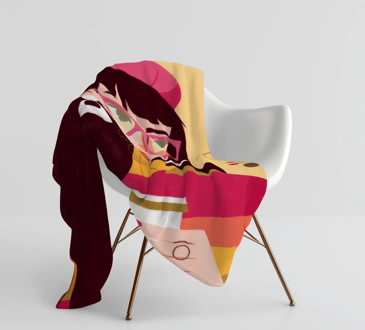 Herbst-Kaffeepause Fleecedecke von Emery Kate