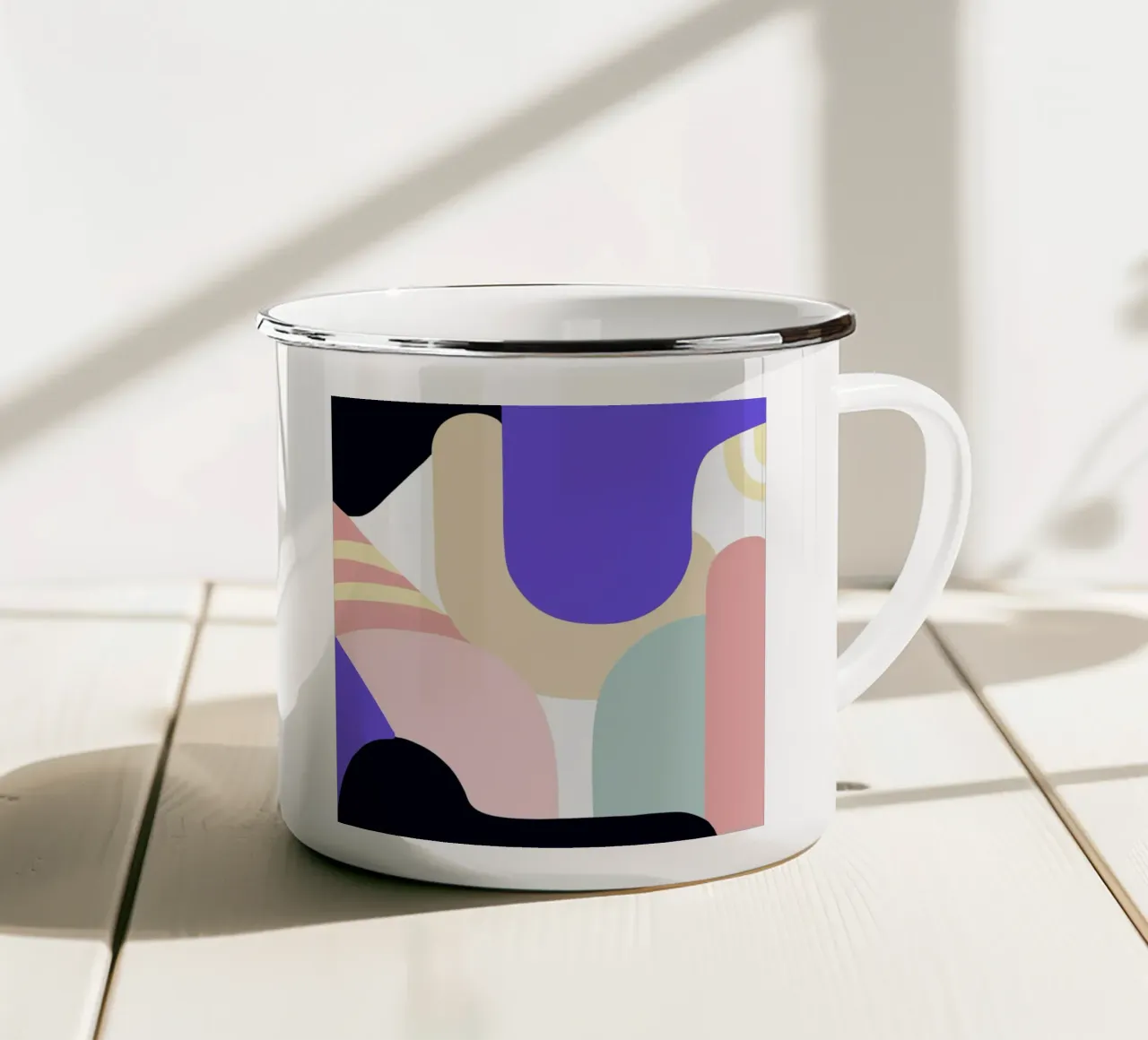 Blue Monday II tazza in smalto da Jilli Darling Art