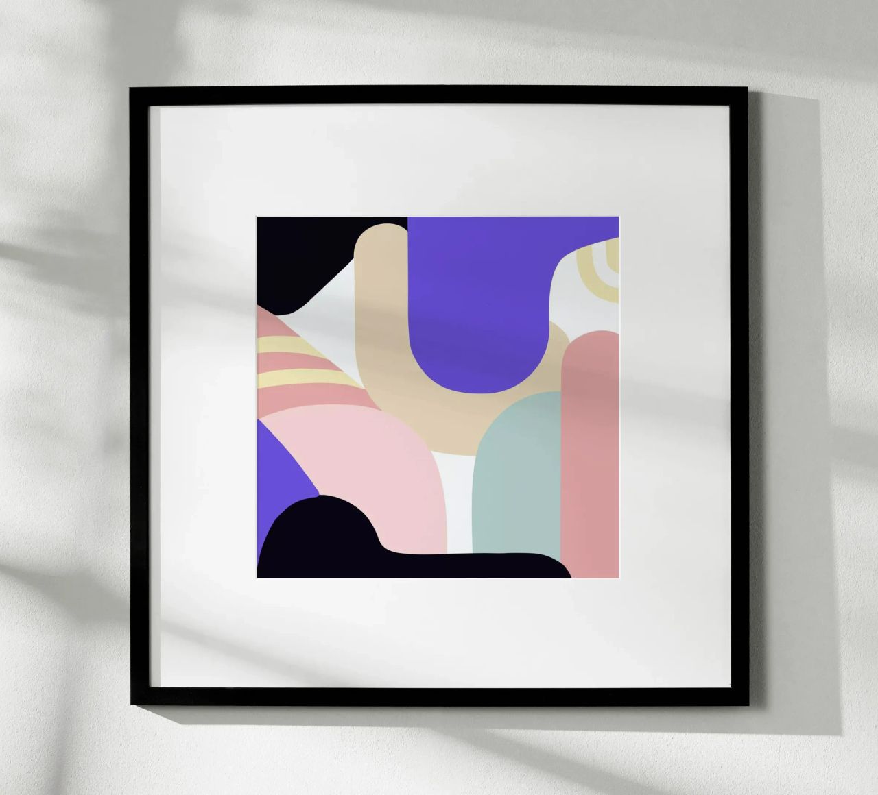 Blue Monday II poster by Jilli Darling Art