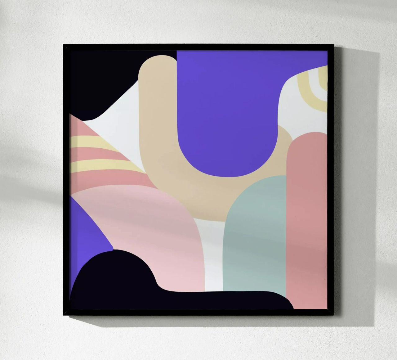 Blue Monday II poster by Jilli Darling Art