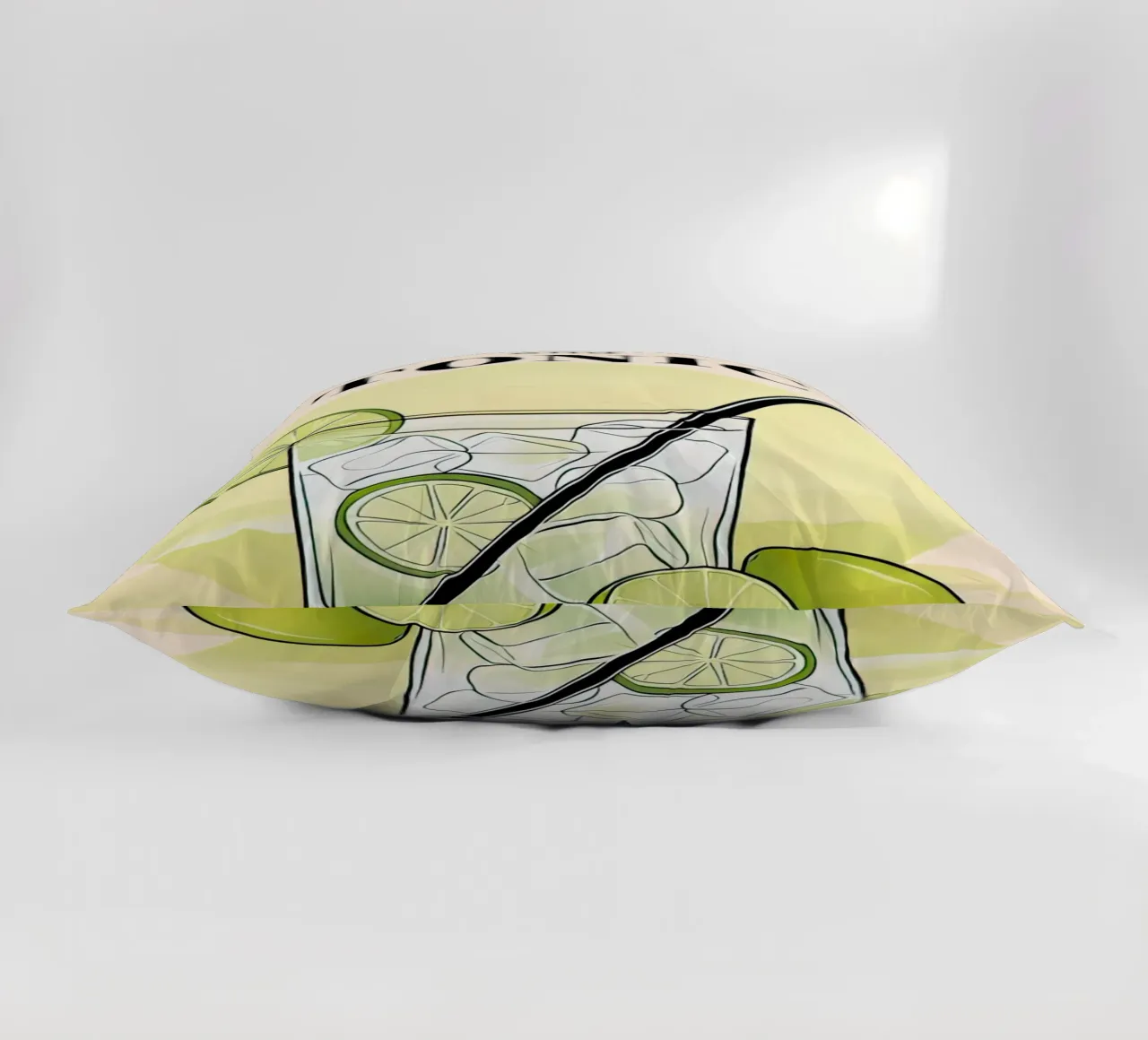 Gin and Tonic poster decorative cushion by 🎁 ARTVI-SHOP
