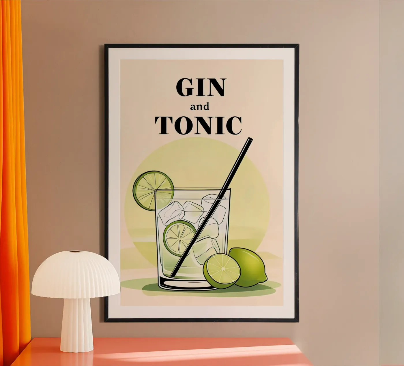 Poster di Gin e Tonic poster da 🎁 NOBELART