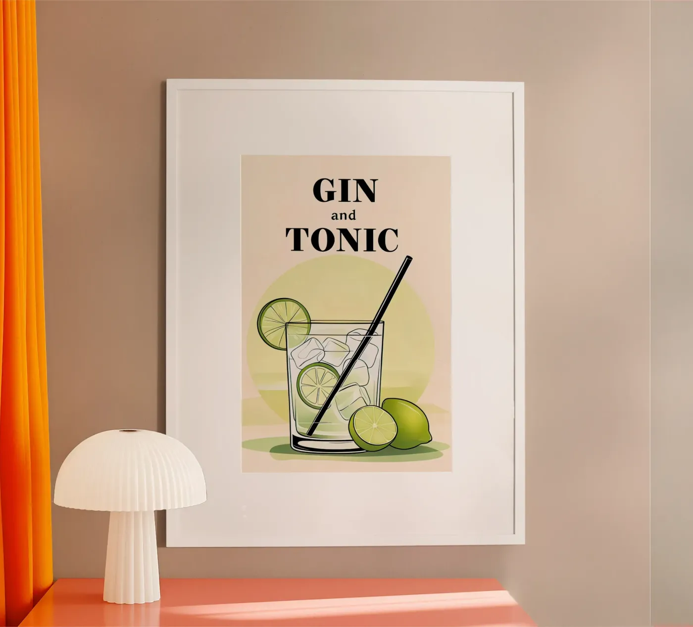 Poster di Gin e Tonic poster da 🎁 NOBELART