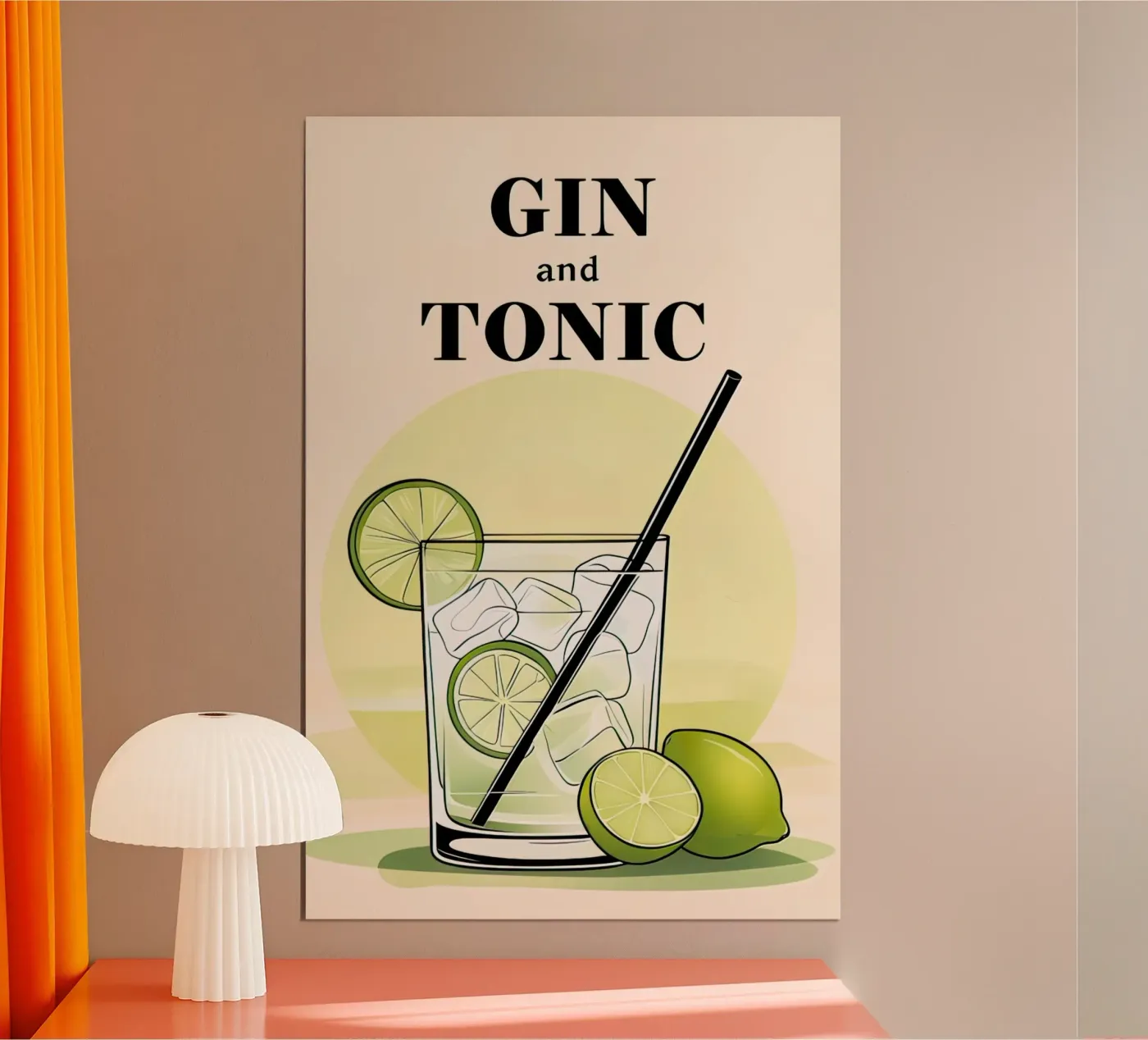 Poster di Gin e Tonic poster da 🎁 NOBELART
