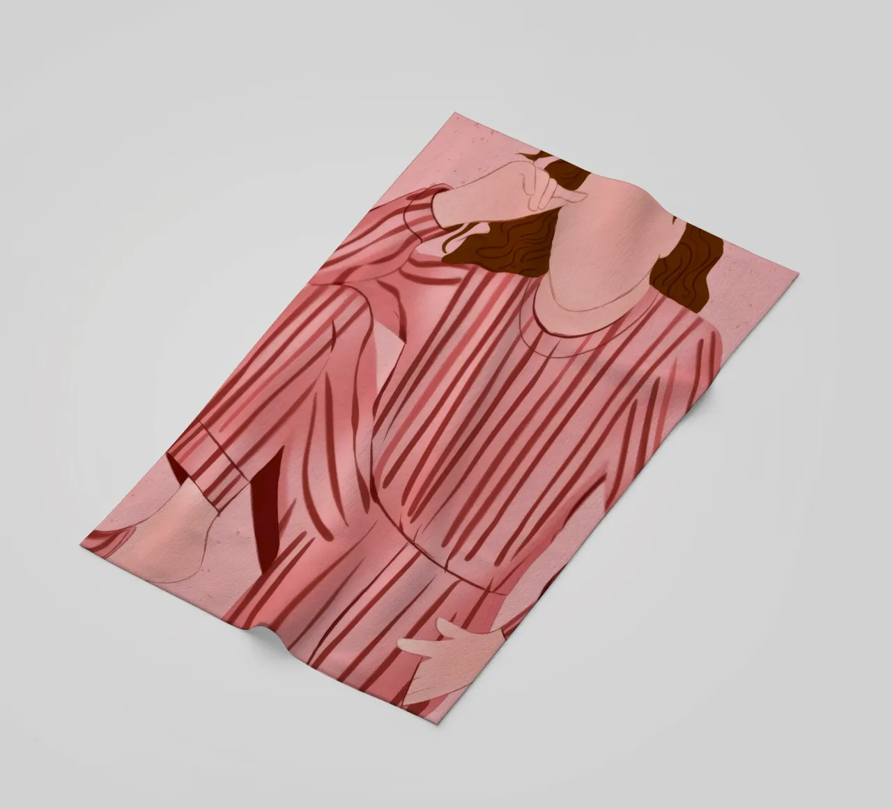 Ensemble décontracté à rayures serviette de plage de Emery Kate