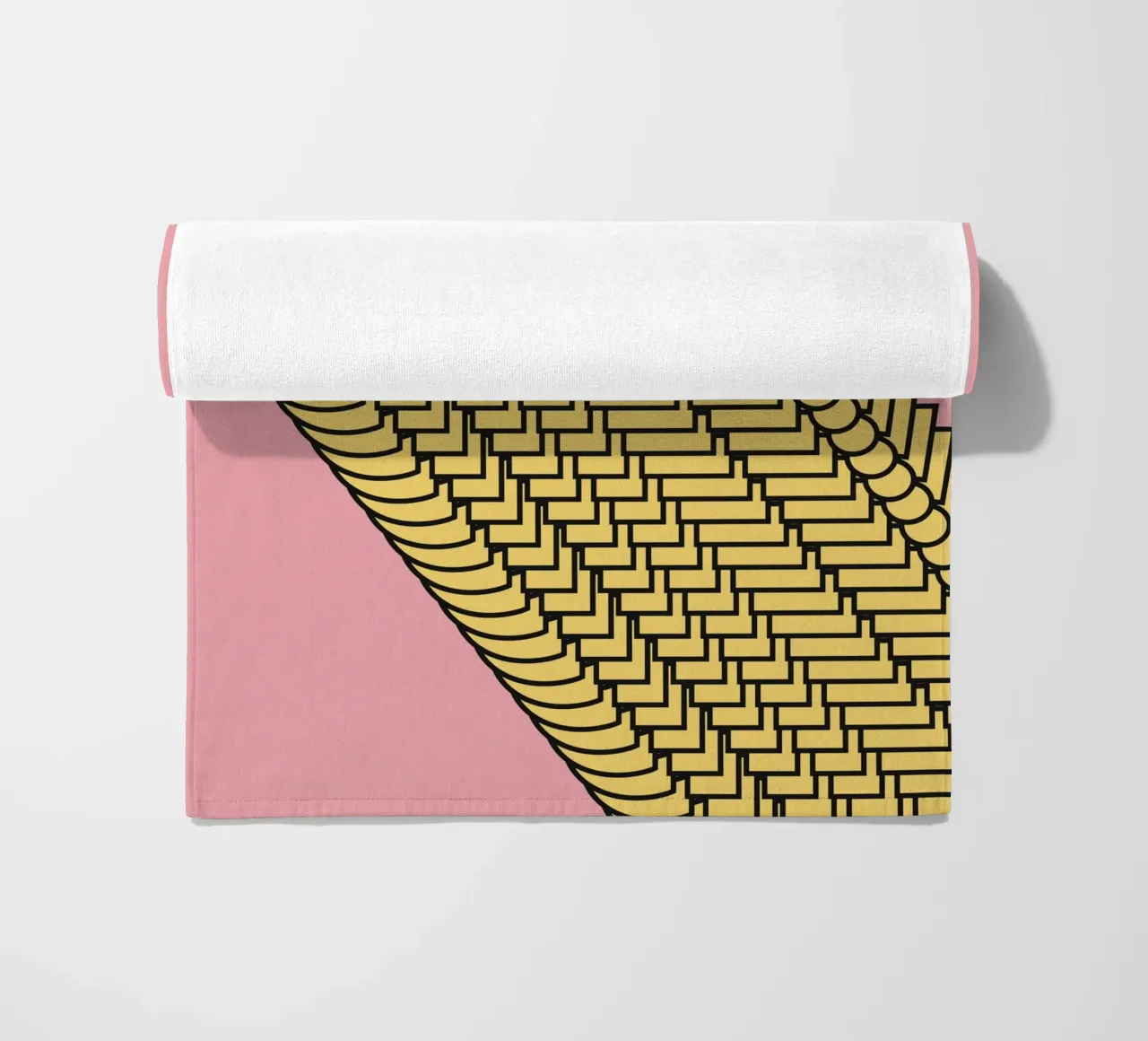 Chill Repeating Text Cool Pattern toalla de playa de Paigaam Studio