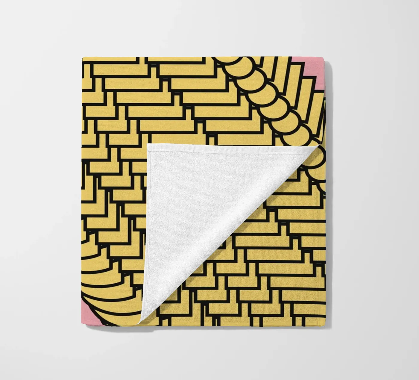 Chill Repeating Text Cool Pattern strandhanddoek van Paigaam Studio