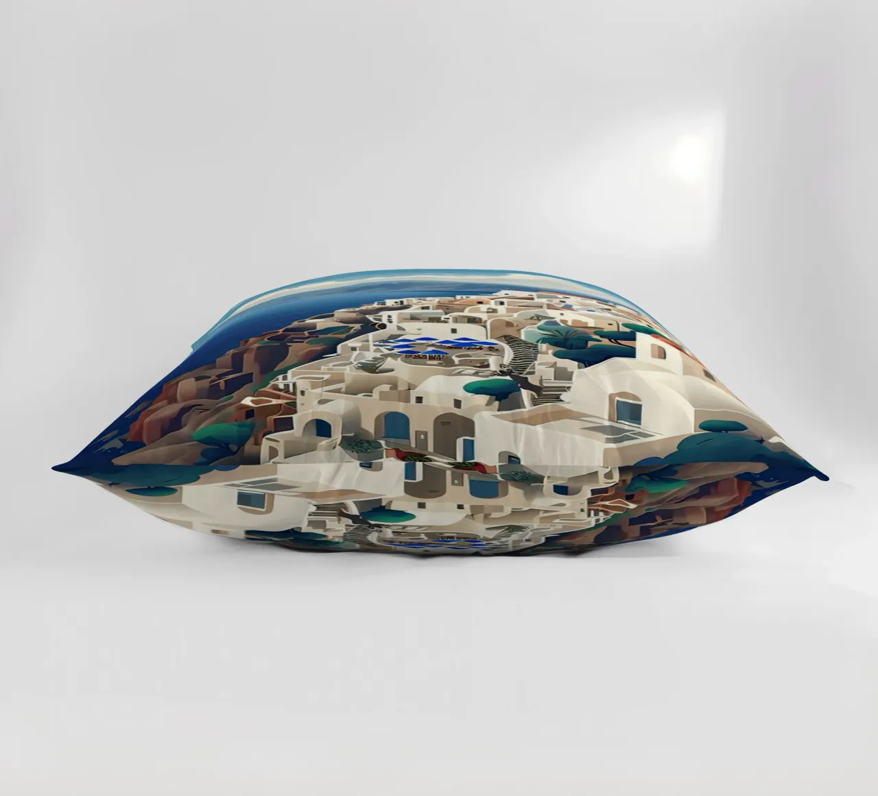 Greece santorini poster cuscino da 🎁 ARTVI-SHOP