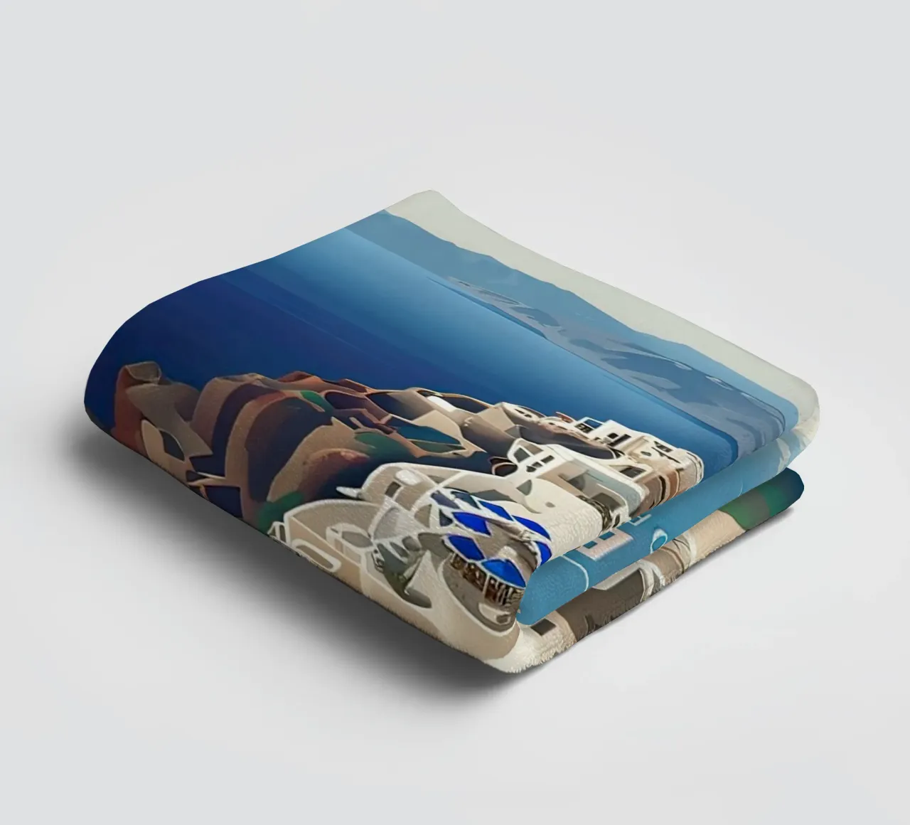 Greece santorini poster asciugamano da bagno da 🎁 ARTVI-SHOP