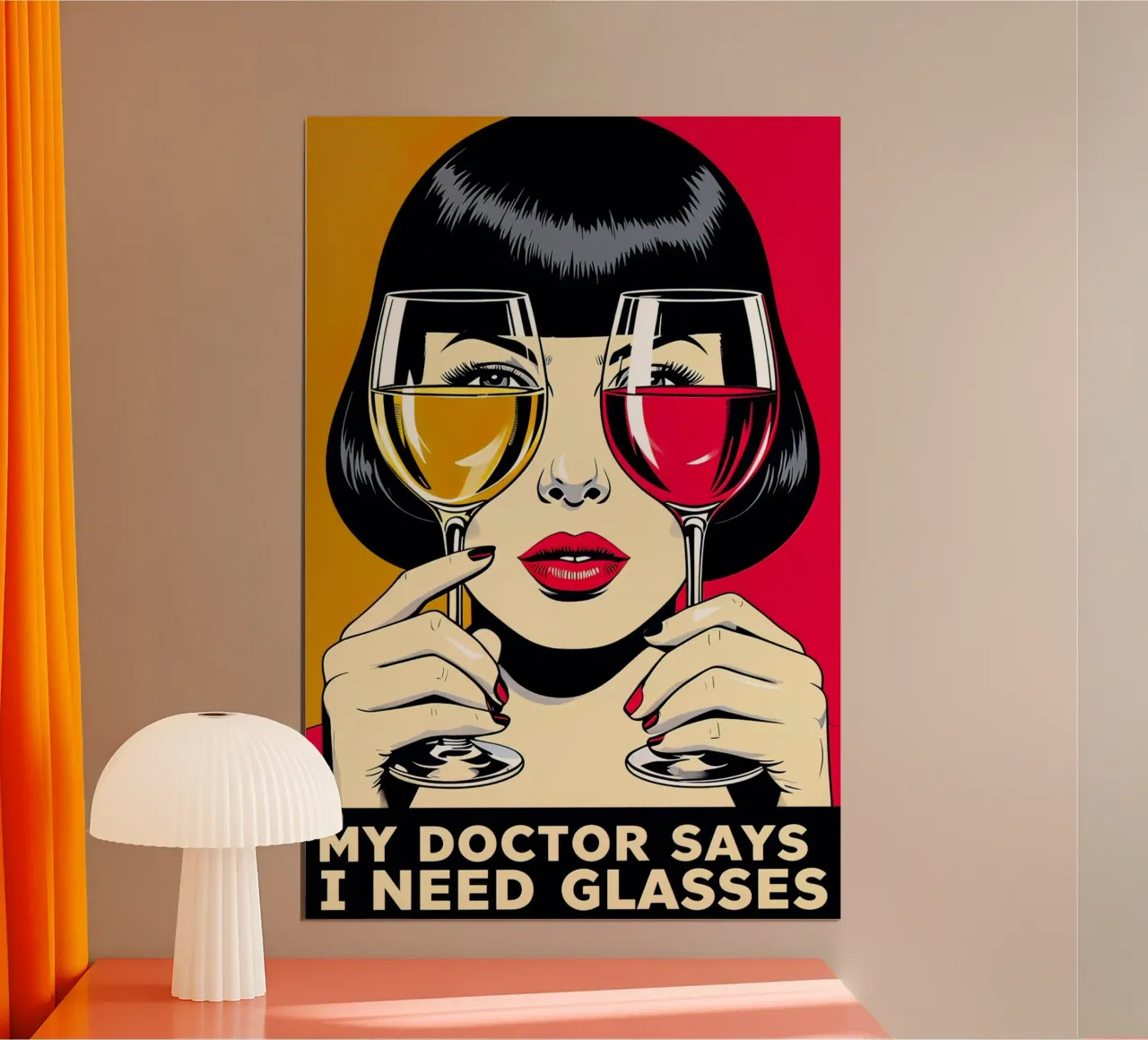 Mi médico dice que necesito gafas poster de 🎁 ARTVI-SHOP