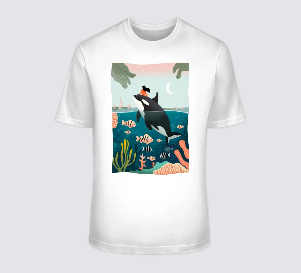 Scena di vita subacquea t-shirt da Emery Kate