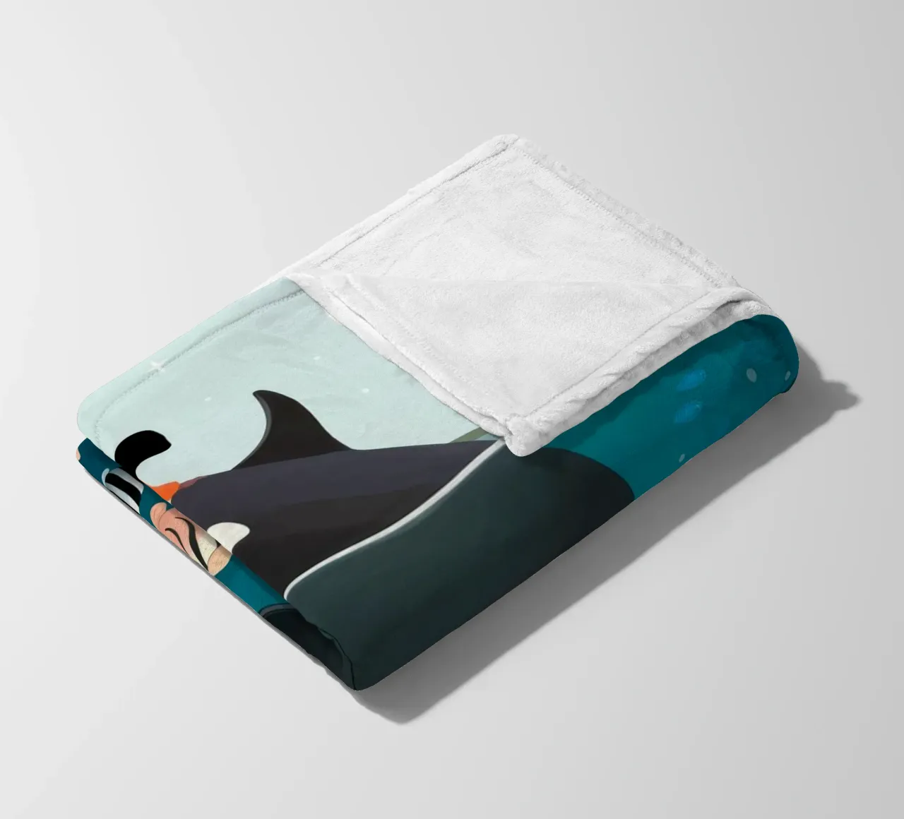 Scena di vita subacquea coperta in pile da Emery Kate