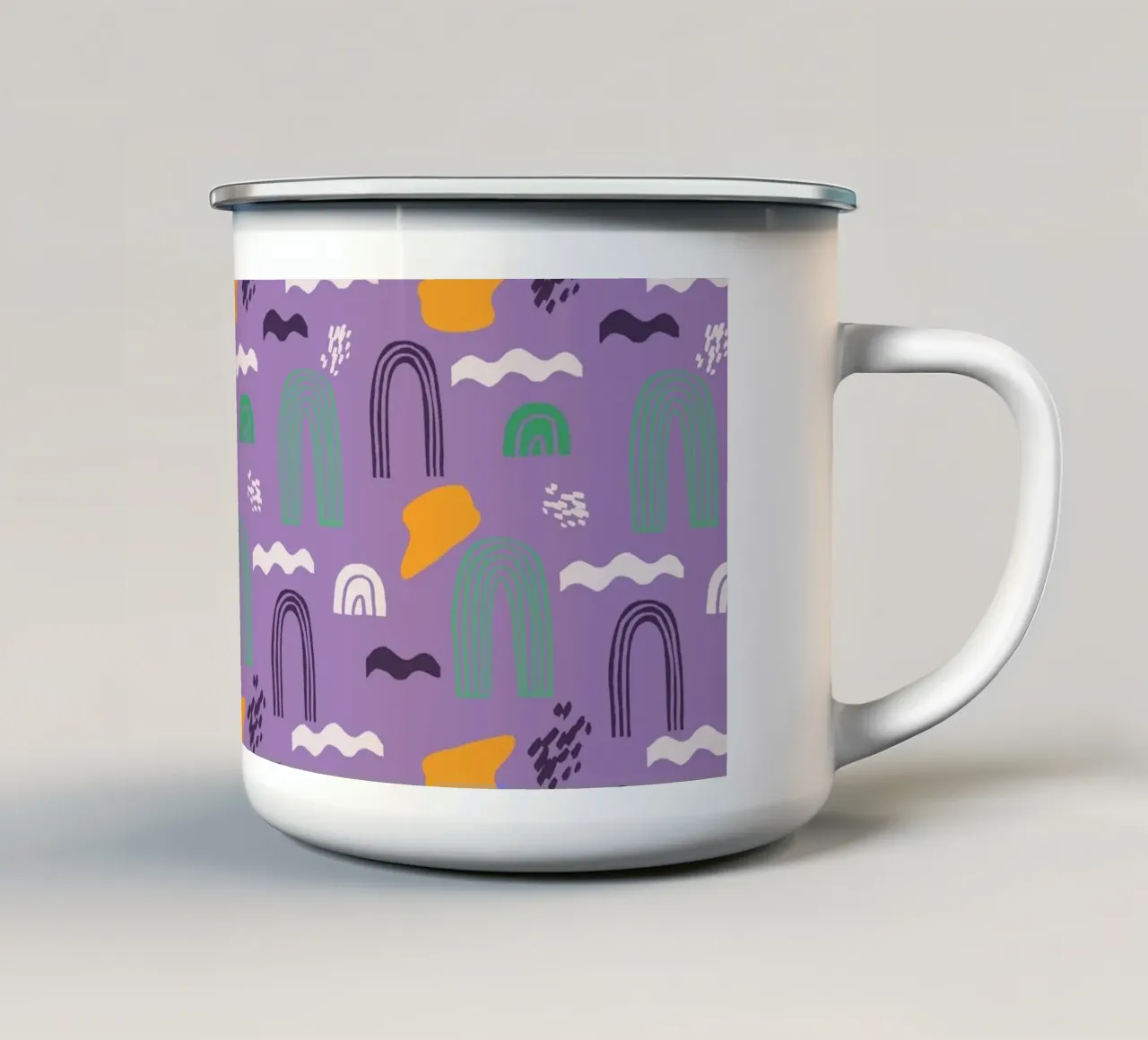 Pattern Love No 01 emaille mok van treechild