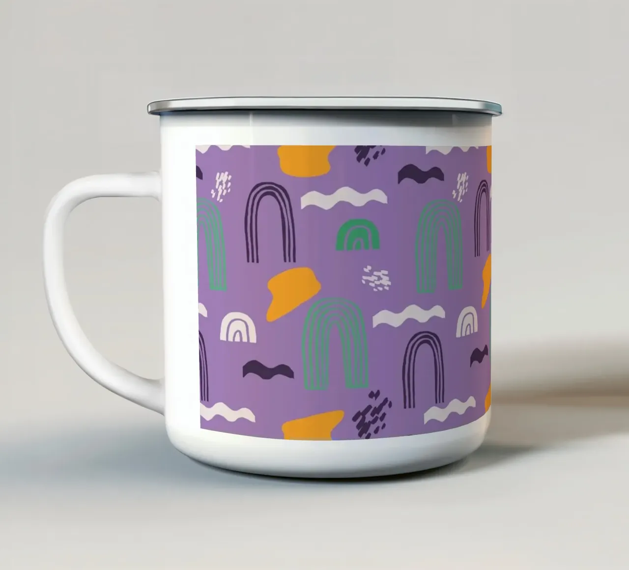 Pattern Love No 01 emaille mok van treechild