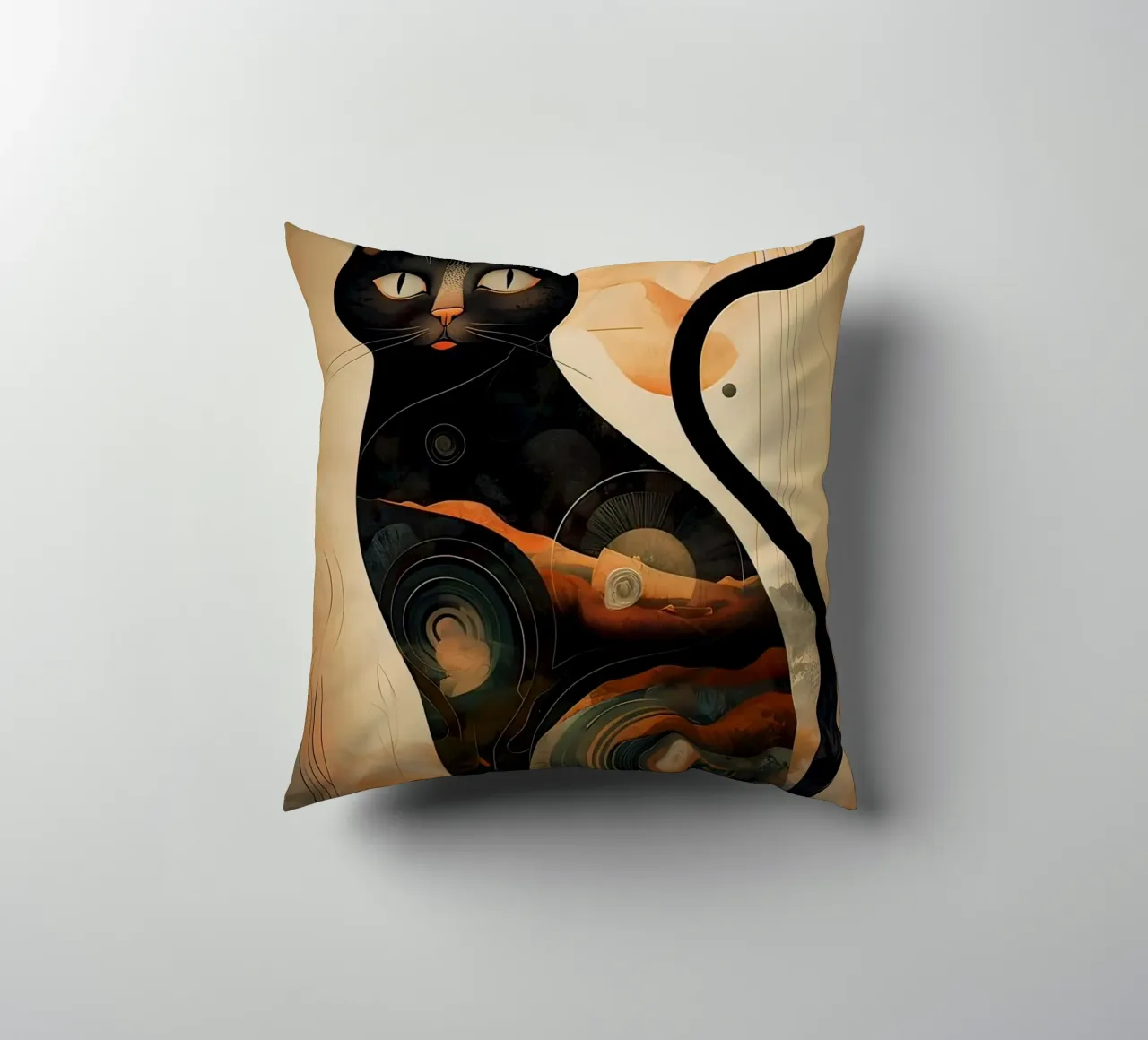 il gatto mistico cuscino da 🎁 ARTVI-SHOP