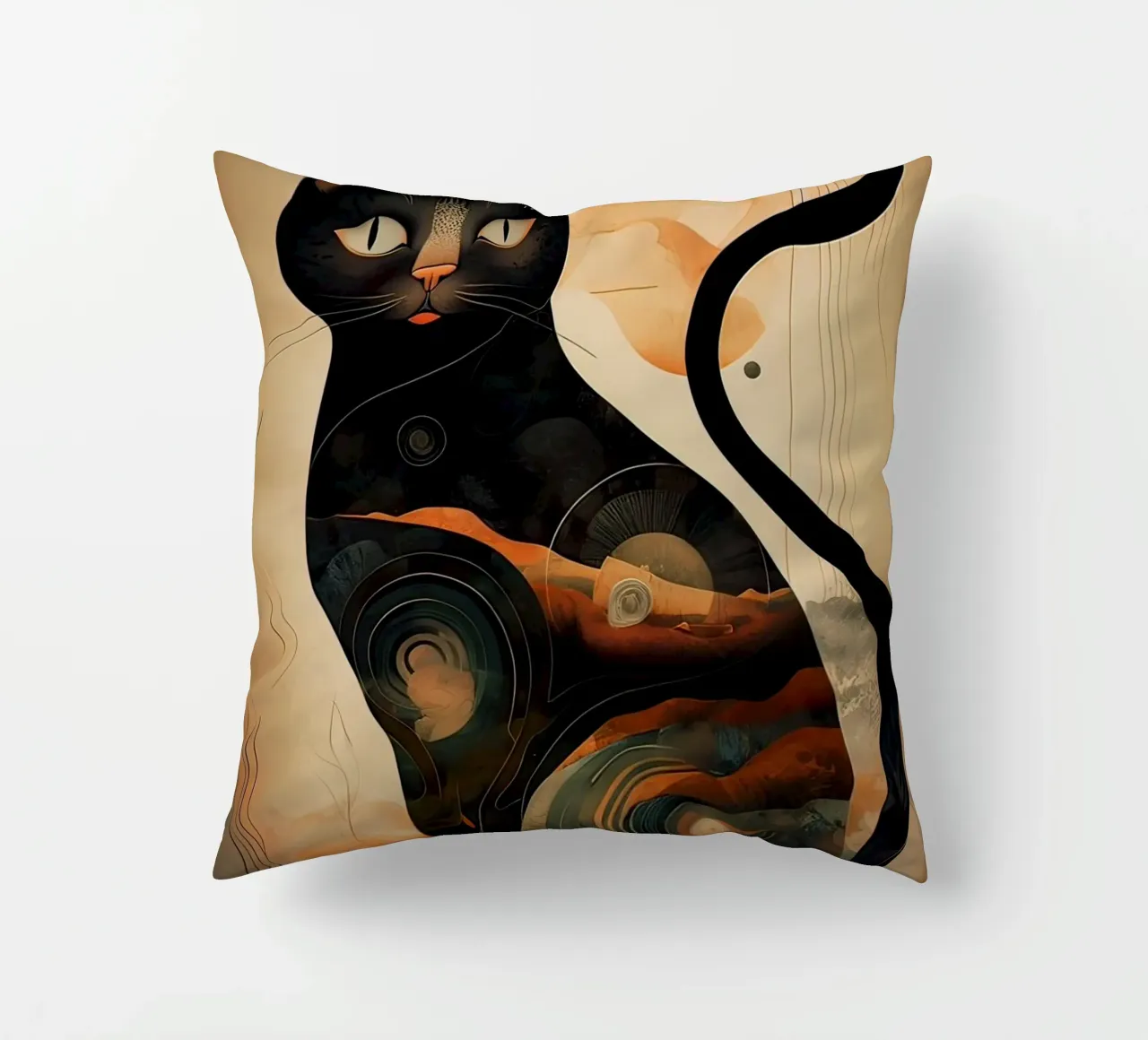 il gatto mistico cuscino da 🎁 ARTVI-SHOP