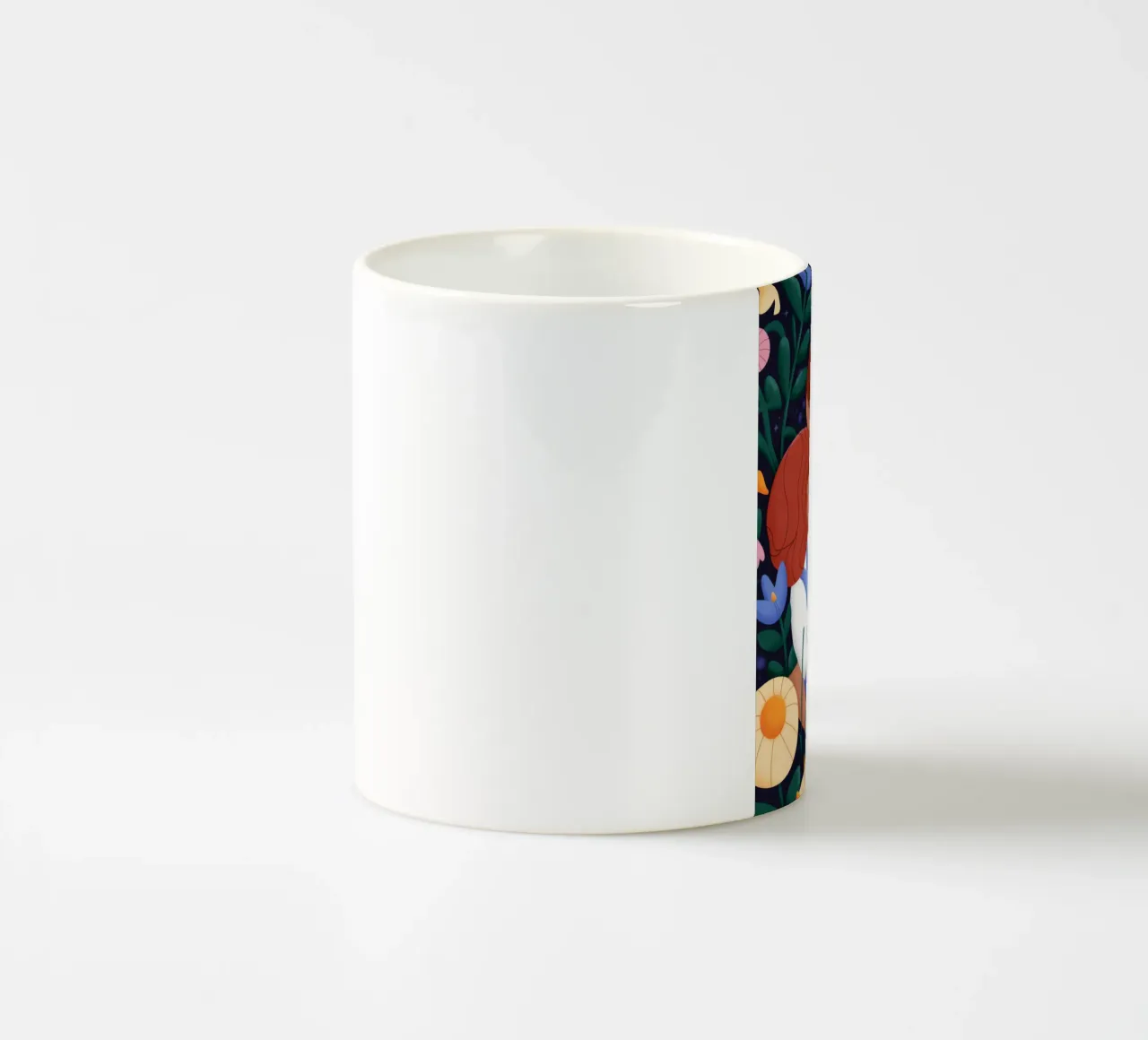 Abbraccio floreale dell'amore tazza in ceramica da Emery Kate