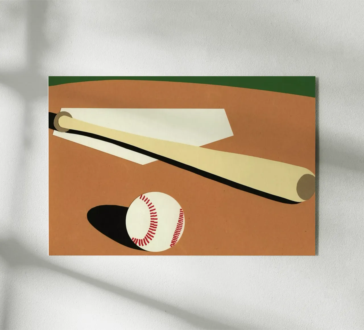 LA Baseball Field acryl van Rosi Feist