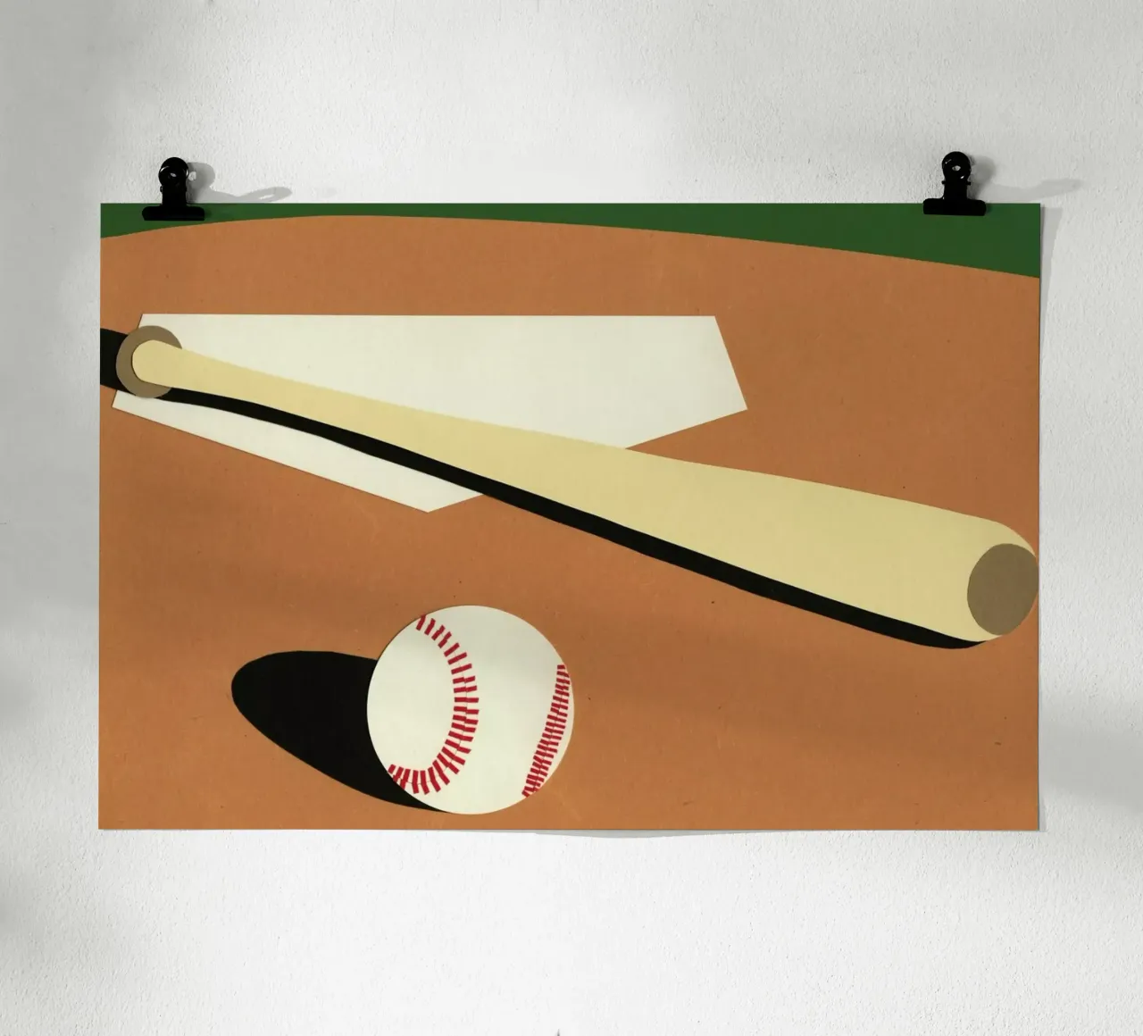LA Baseball Field poster da Rosi Feist