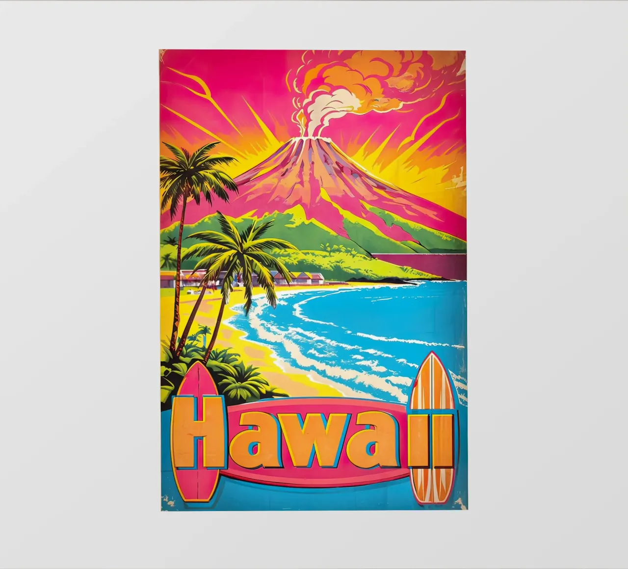 Hawaii poster pellicola backlit da 🎁 ARTVI-SHOP